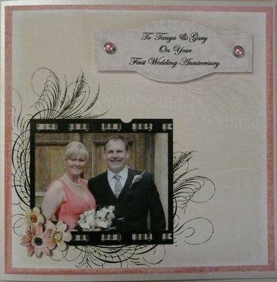 Anniversary or Wedding Card with Photo