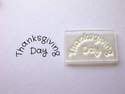 Thanksgiving Day curved stamp