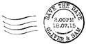 Personalised postmark stamp