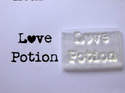 Love Potion, typewriter stamp