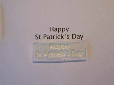 Happy St Patrick's Day, stamp
