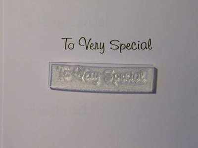 To Very Special, stamp 2