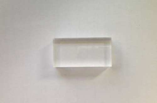 Acrylic block 5cm x 2.5cm