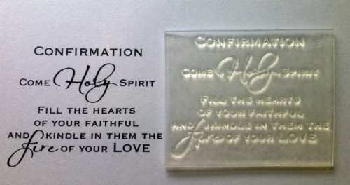 Confirmation verse stamp