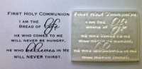 First Holy Communion verse stamp