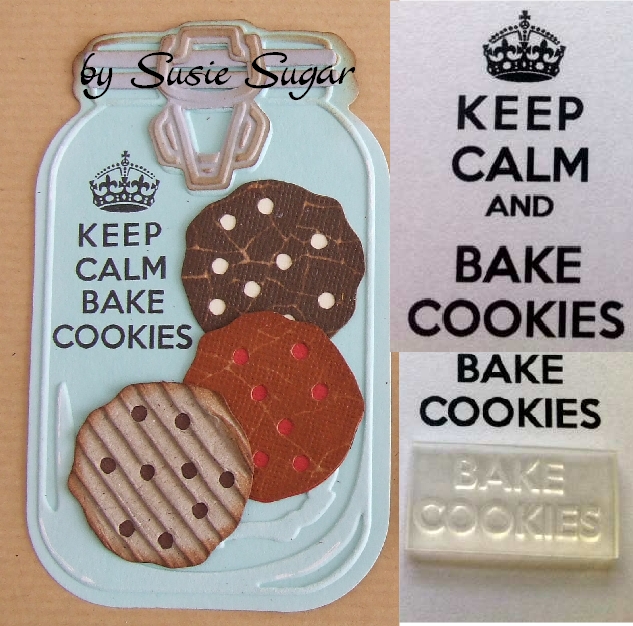 Bake Cookies, for Keep Calm and stamp