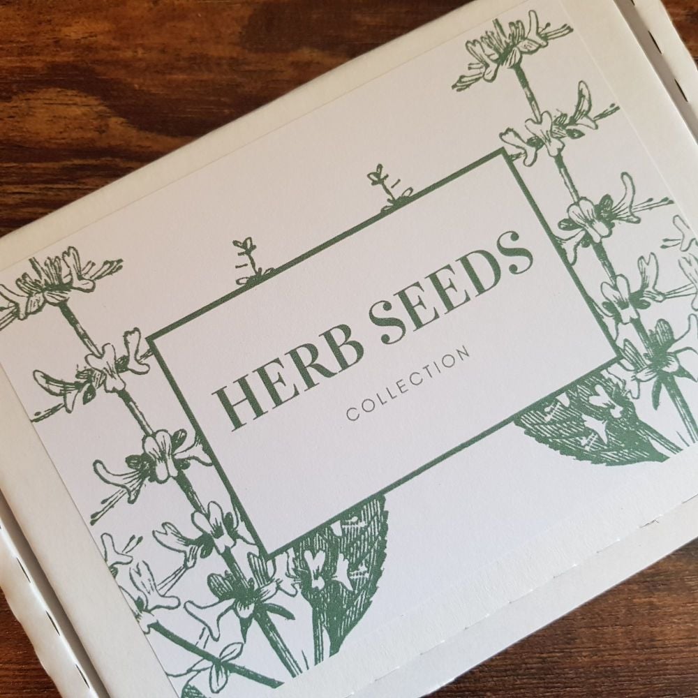 Herb seeds grow your own box ideal gift for birthday, fathers day, xmas [00