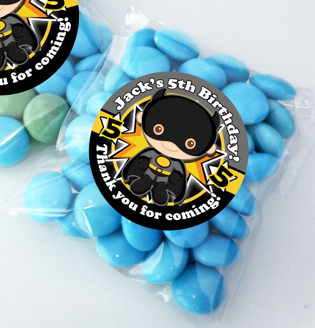 Personalised BIRTHDAY PARTY sweet Treat bags favours KITS x12