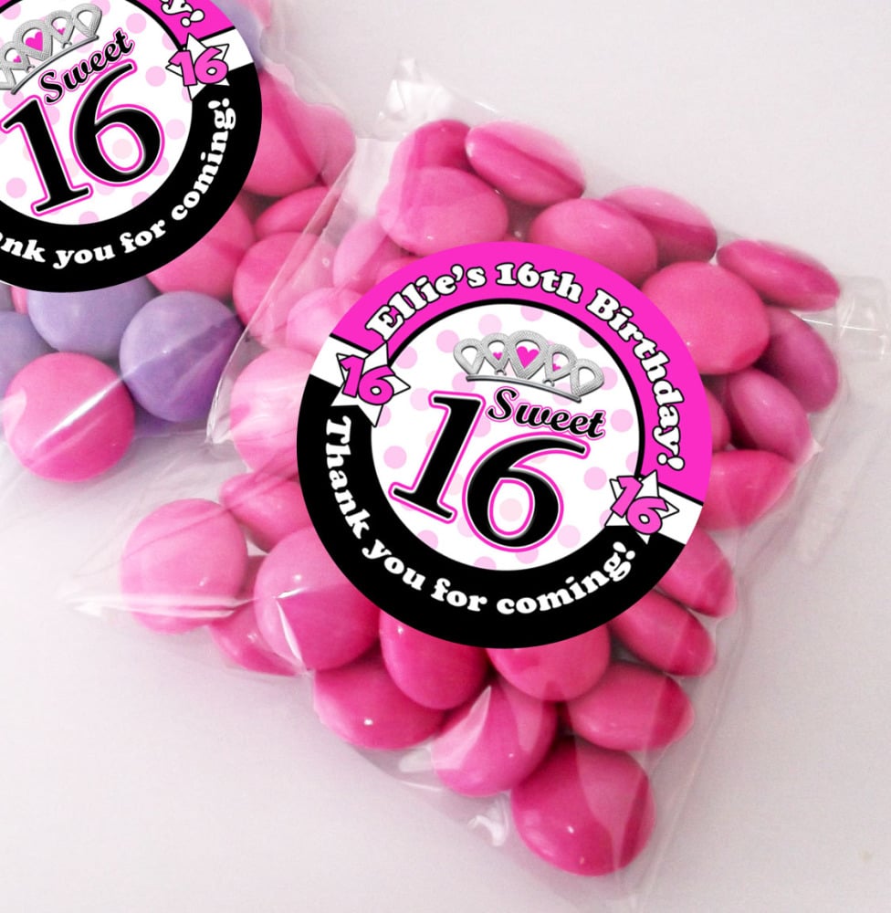 Personalised BIRTHDAY PARTY sweet Treat bags favours KITS x12