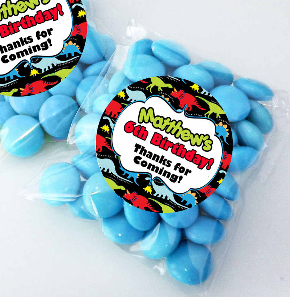 Personalised BIRTHDAY PARTY sweet Treat bags favours KITS x12