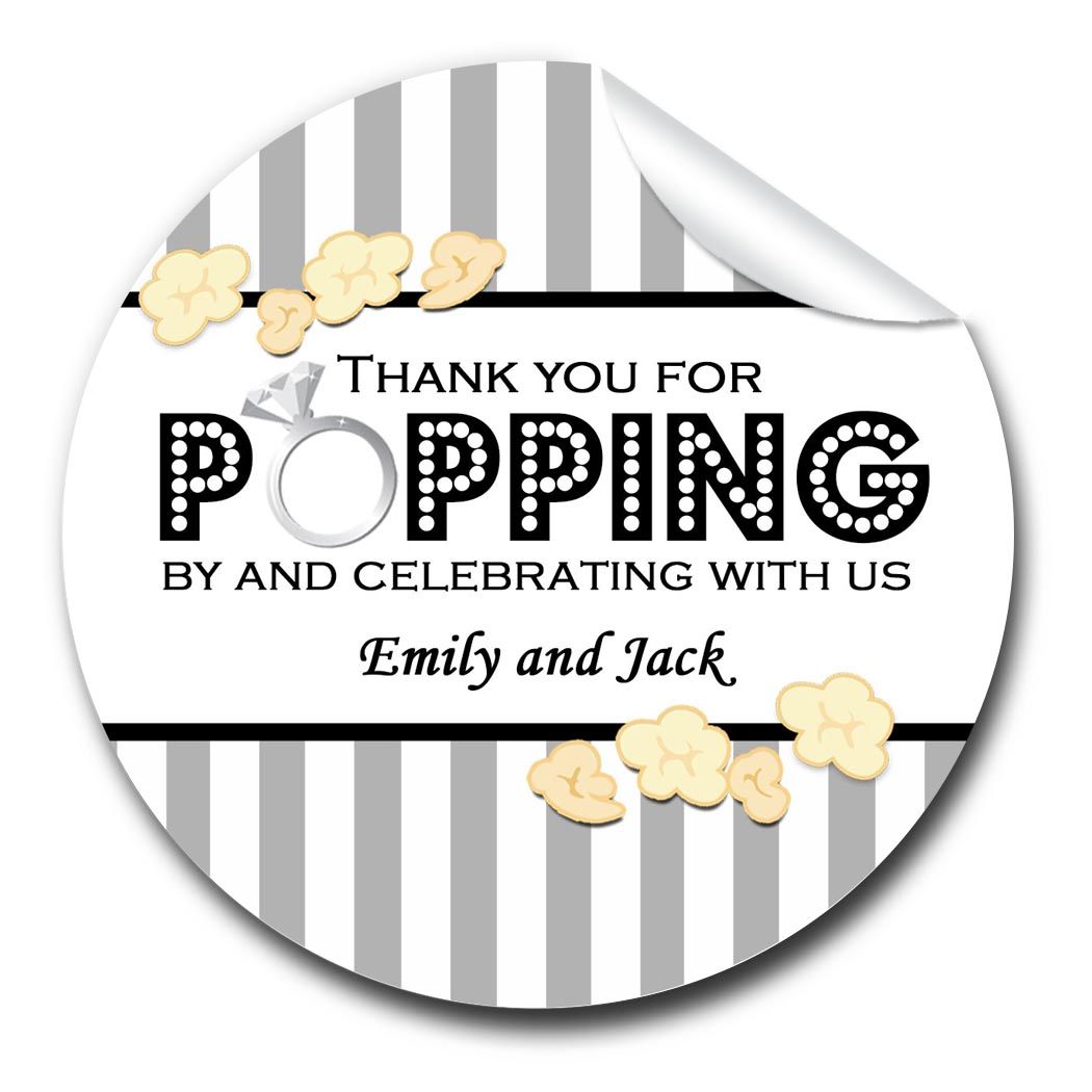 Personalised Wedding Day Thank You Stickers