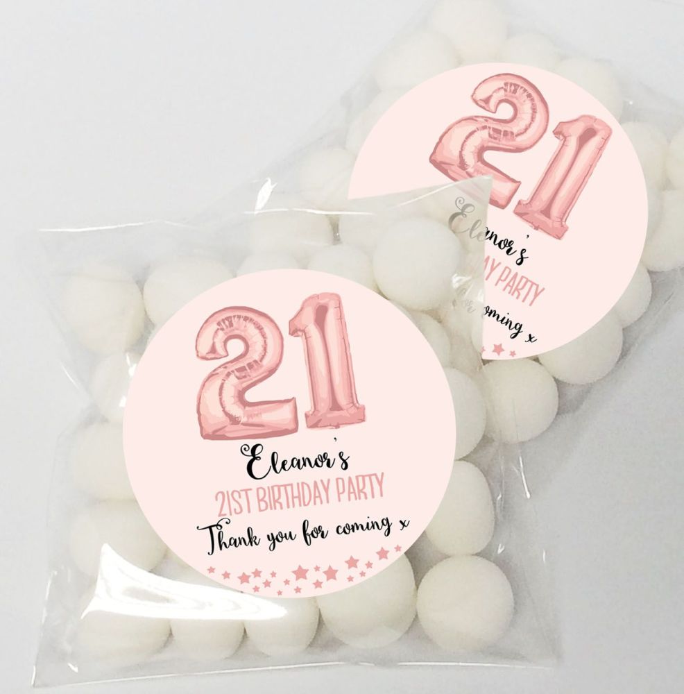 Personalised Birthday Party sweet bags KITS x12