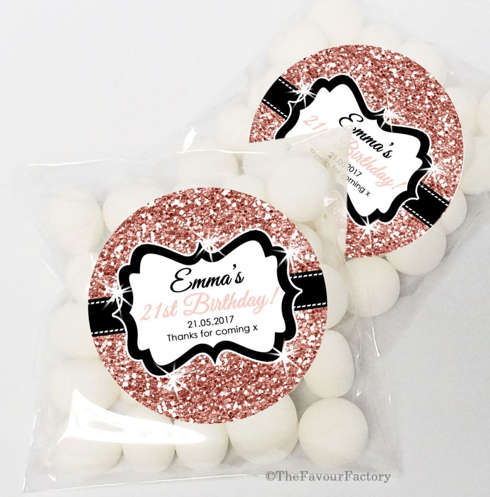 Personalised Birthday Party sweet bags KITS x12