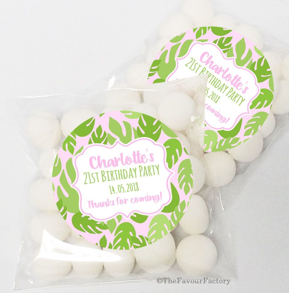 Personalised Birthday Party sweet bags KITS x12