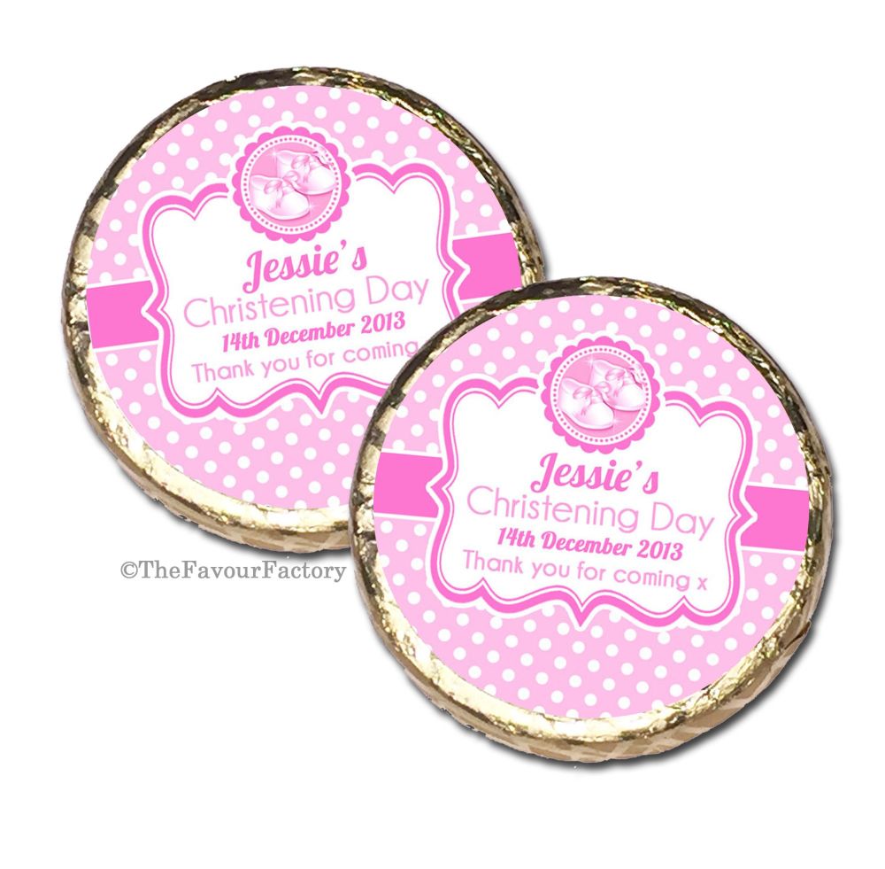 Christening Baptism Mint Chocolates Favours x10