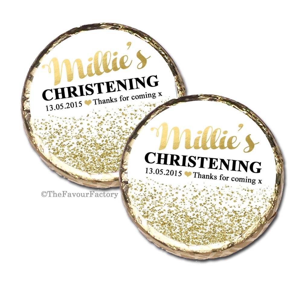 Christening Baptism Mint Chocolates Favours x10