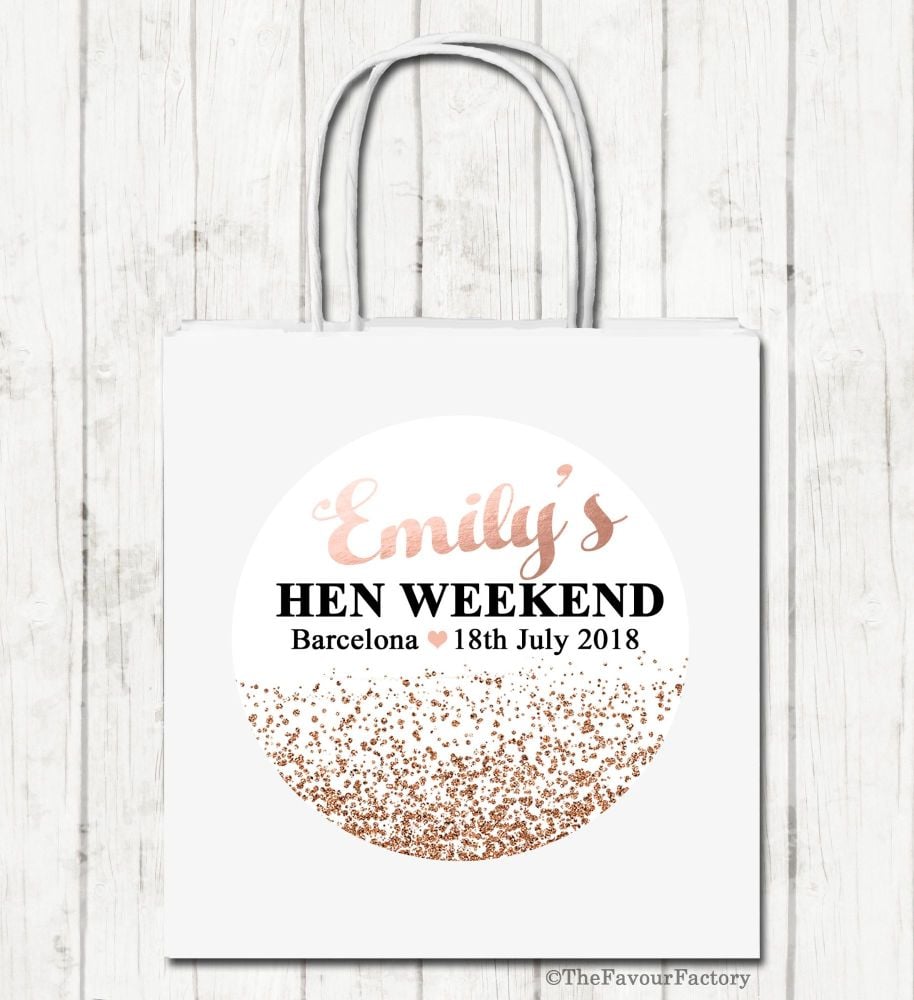 Personalised Hen Night Party Goody Bags x1