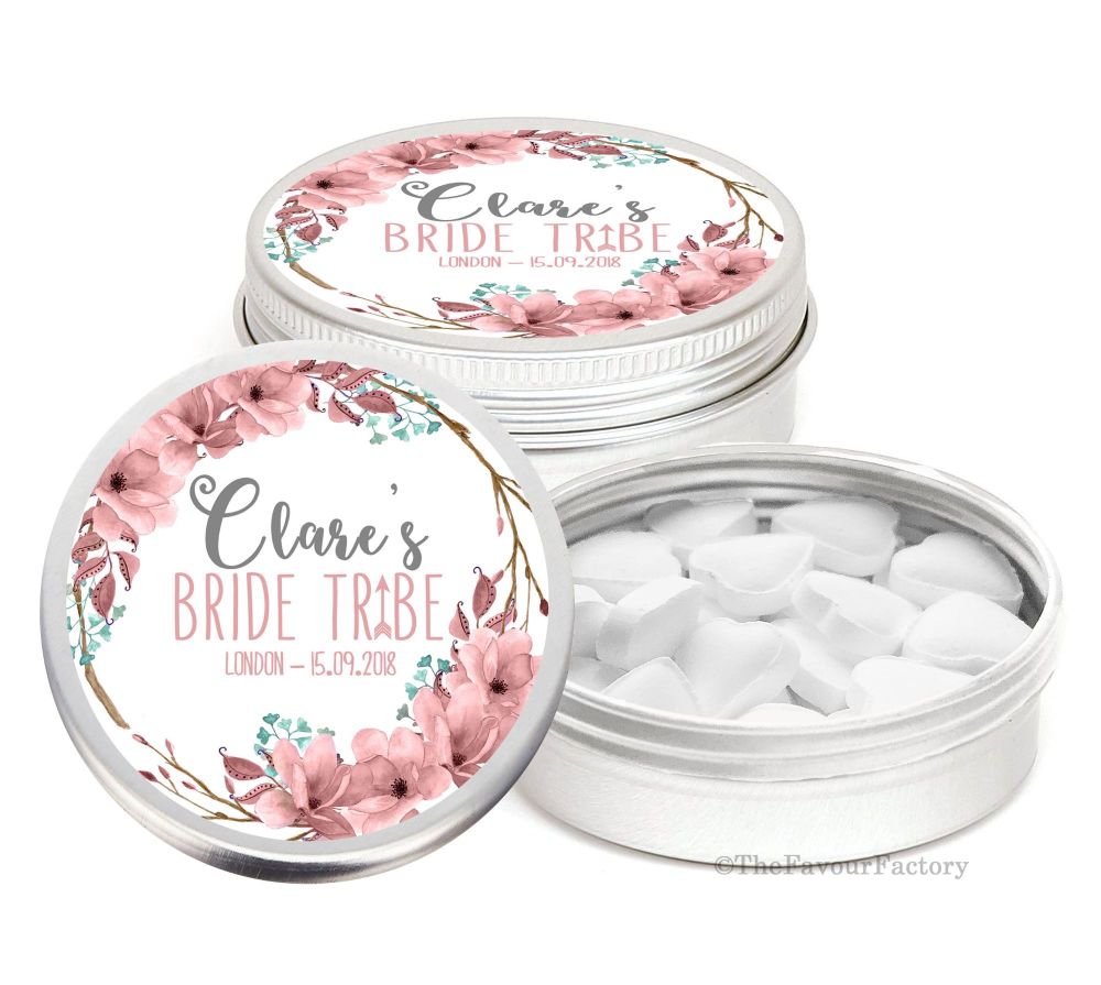 Personalised Hen Do Party Favours Mint Tins x1