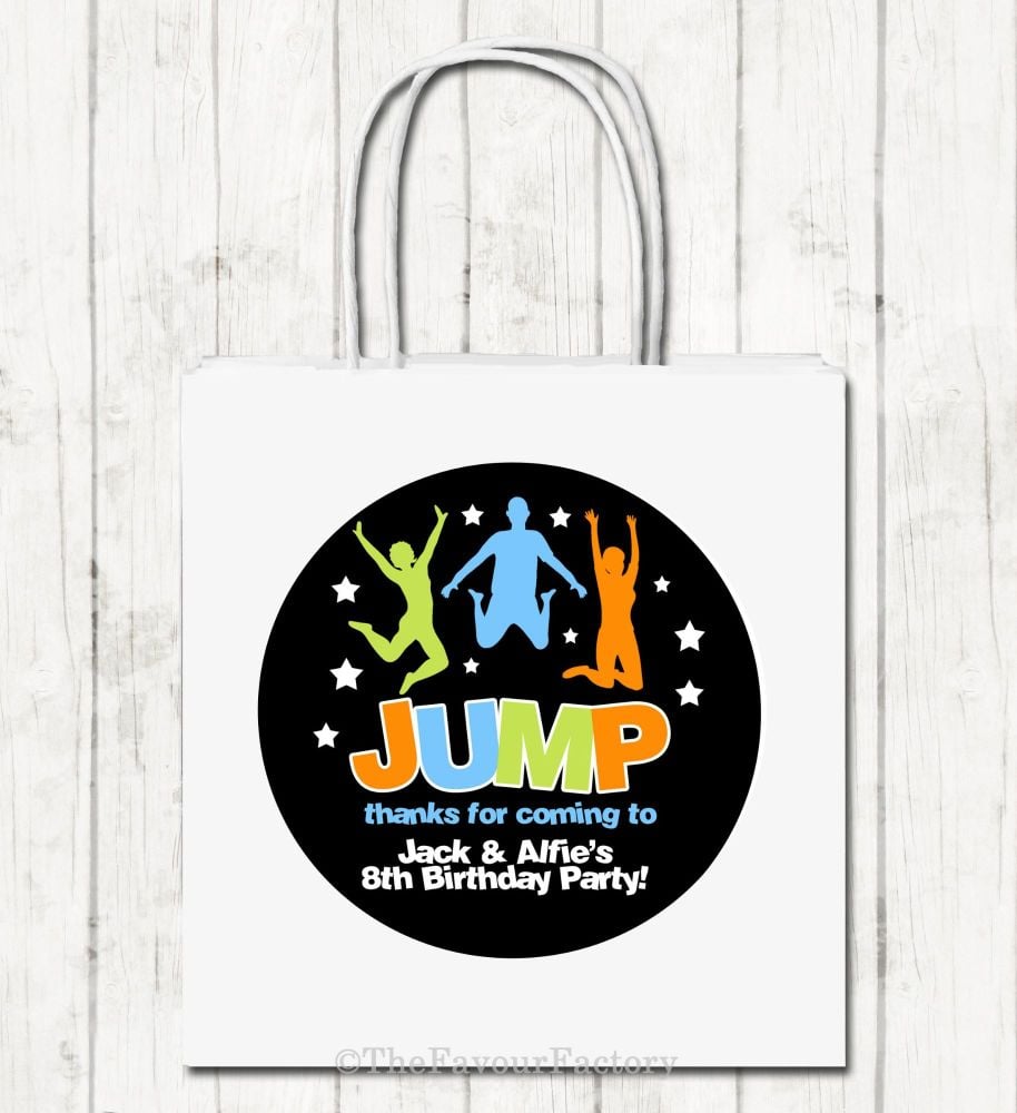 Personalised Paper Birthday Party Bags x1