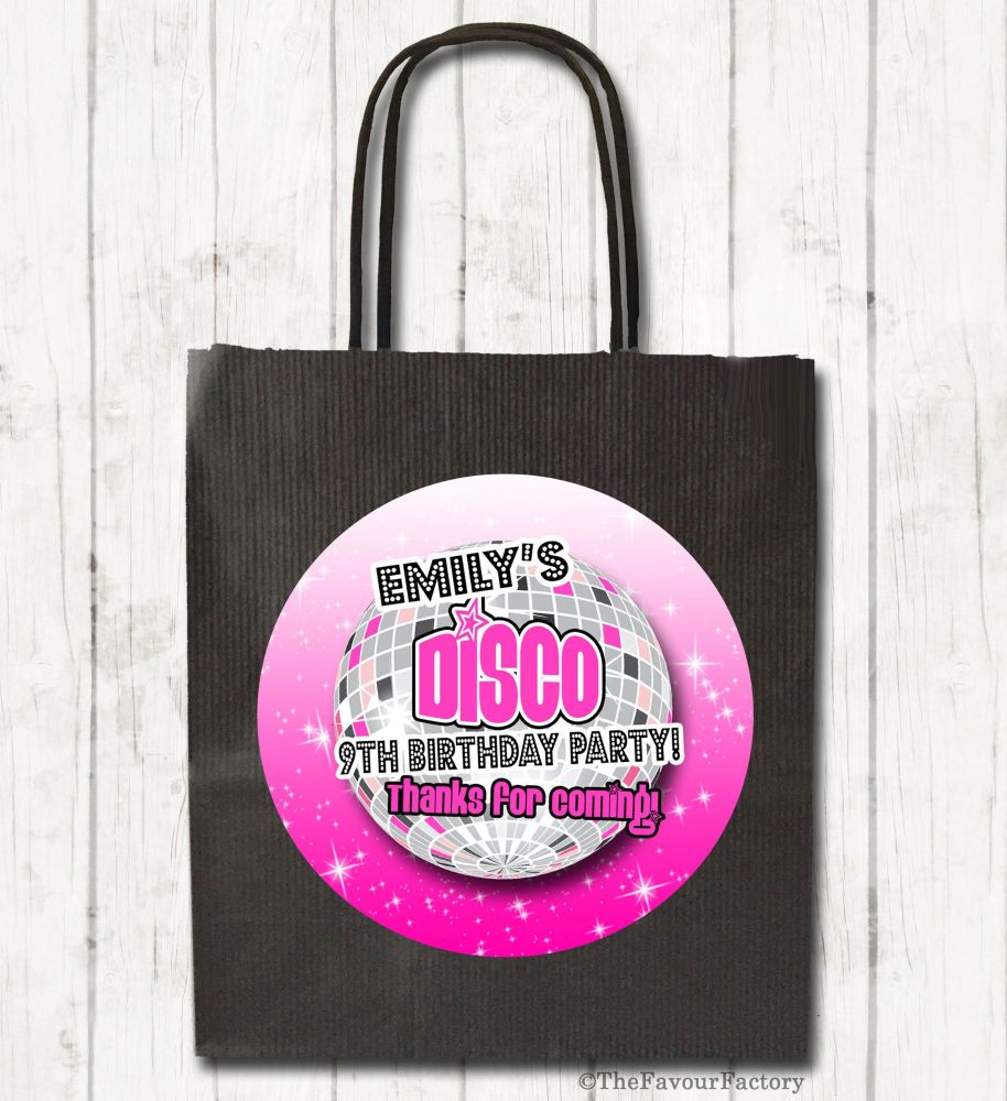 Personalised Paper Birthday Party Bags x1