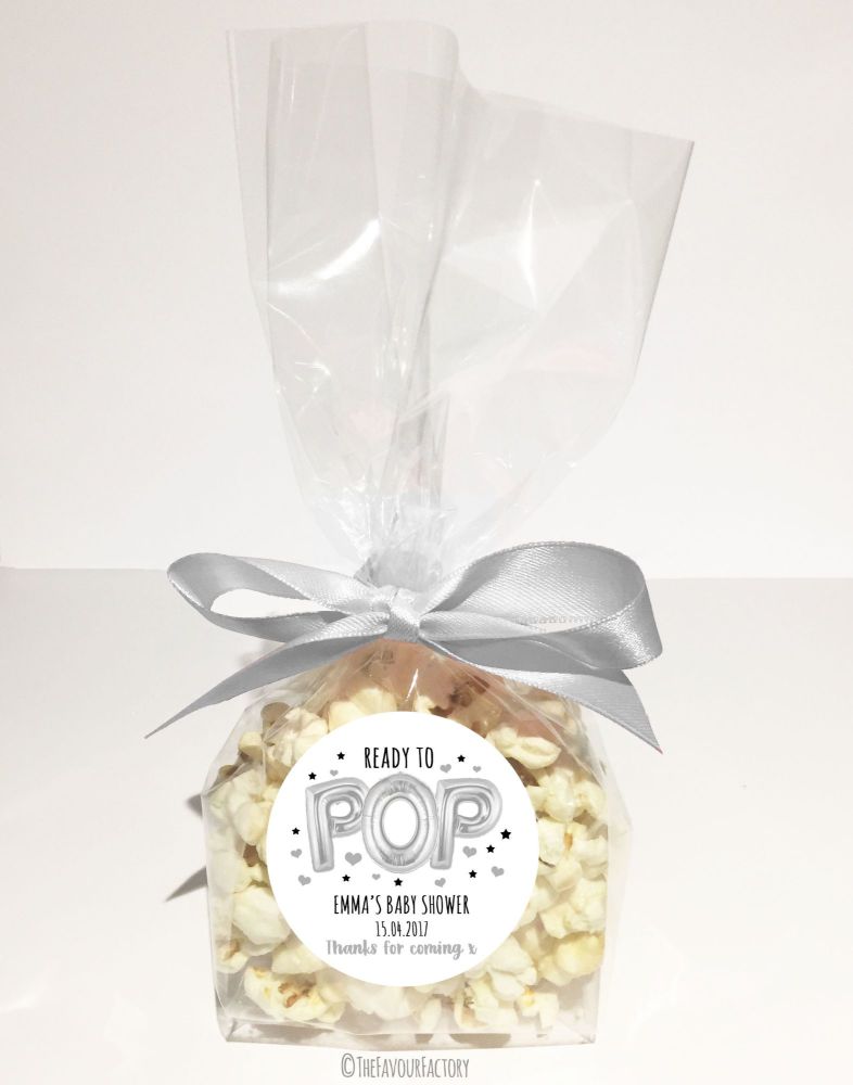 Silver Balloons Ready to Pop Luxury Popcorn bags KITS