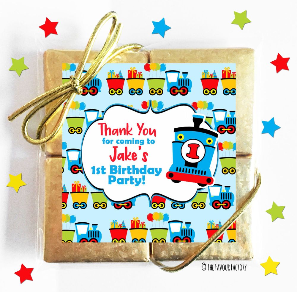 Kids Party Chocolate Quads Favours x5