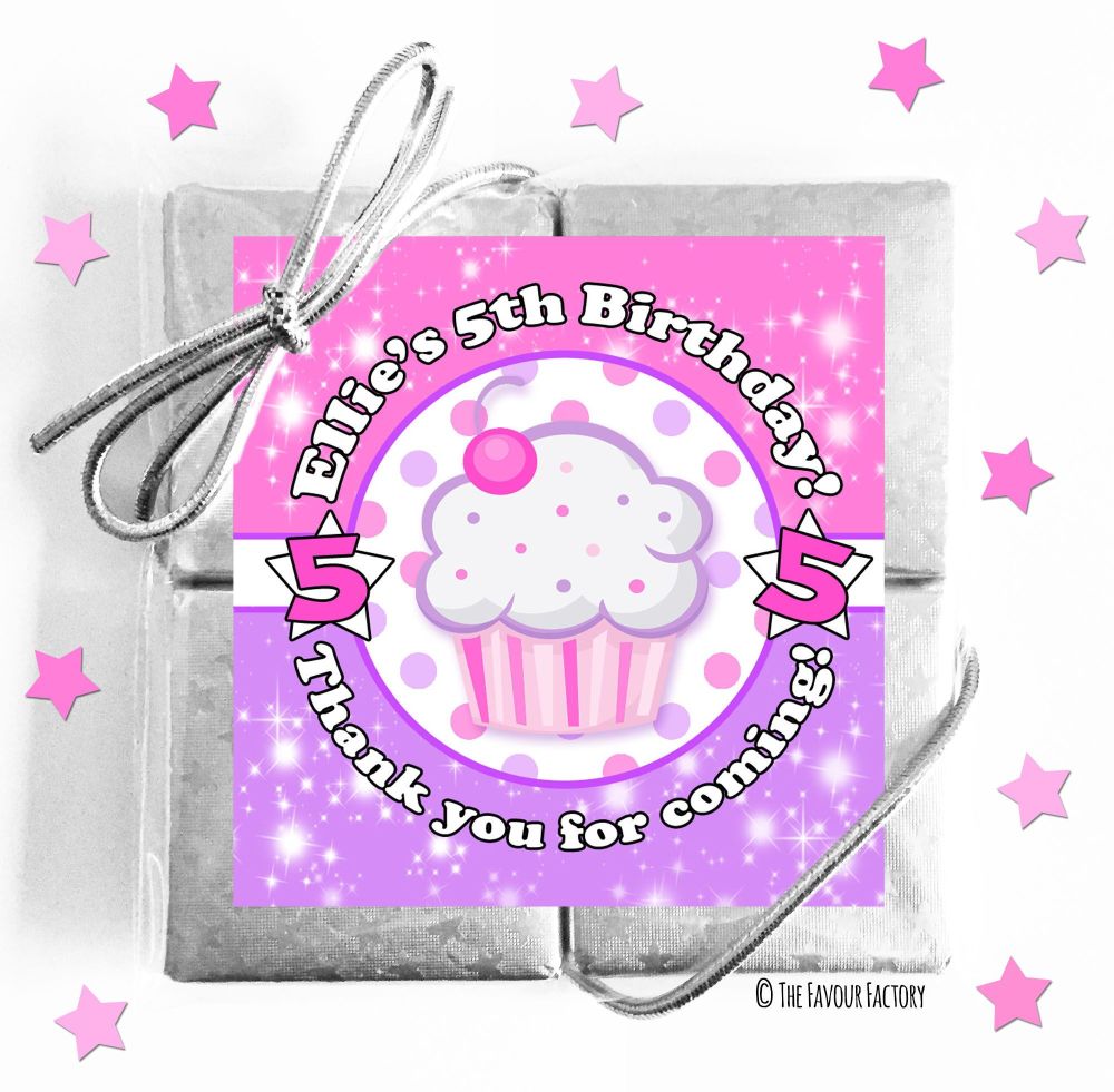 Kids Party Chocolate Quads Favours x5