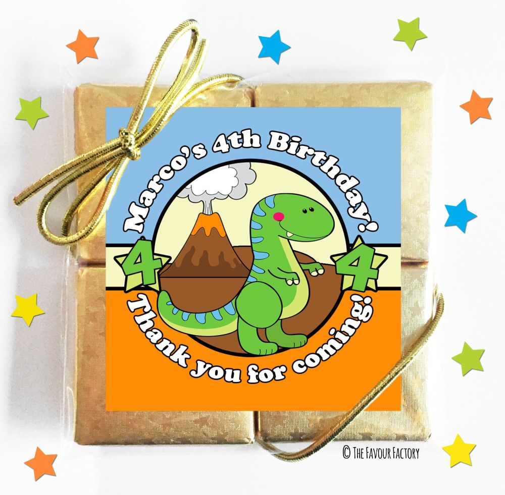 Kids Party Chocolate Quads Favours x5