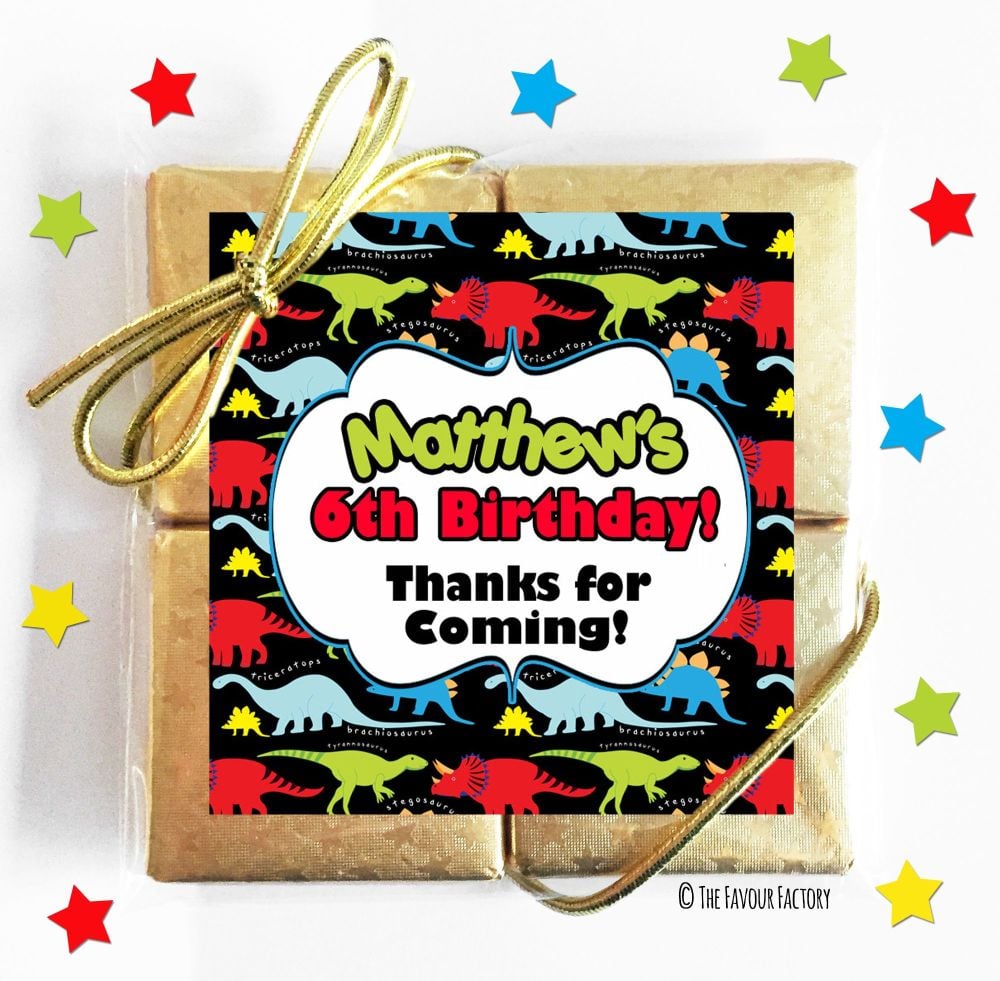 Kids Party Chocolate Quads Favours x5