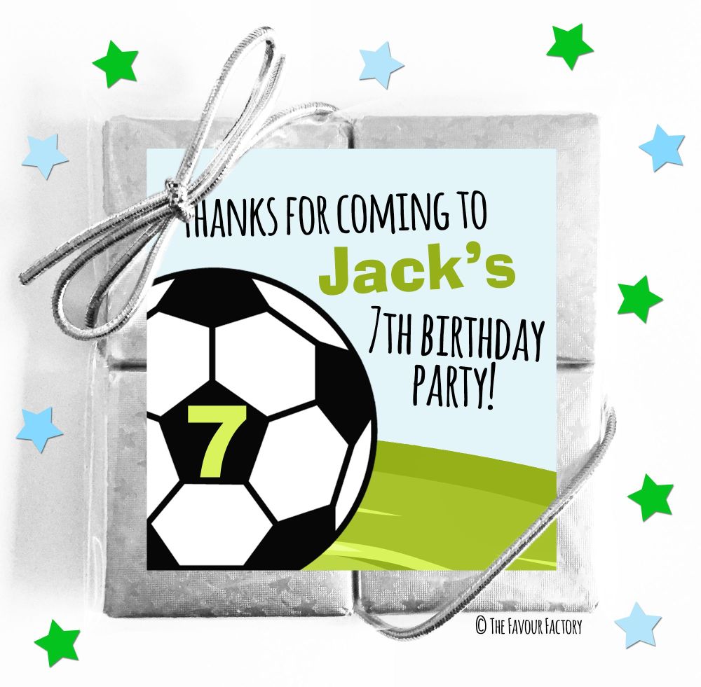 Kids Party Chocolate Quads Favours x5