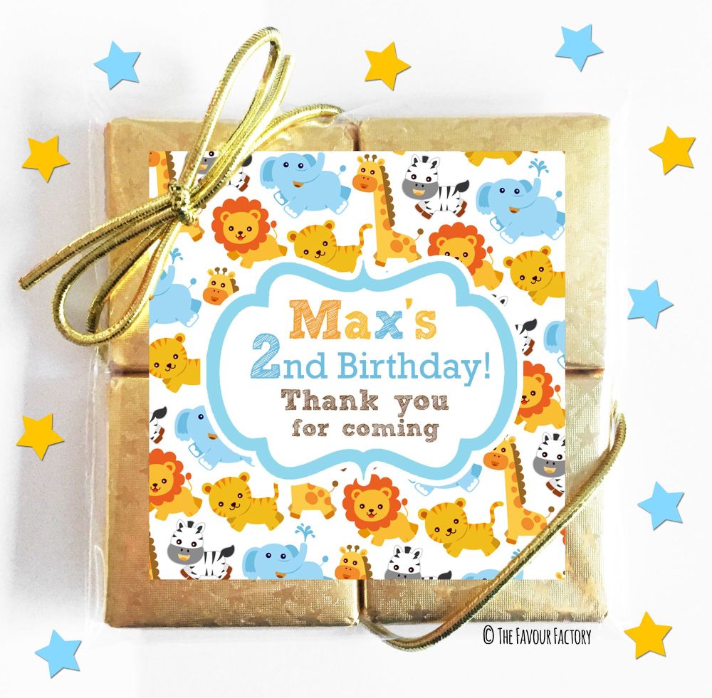 Kids Party Chocolate Quads Favours x5