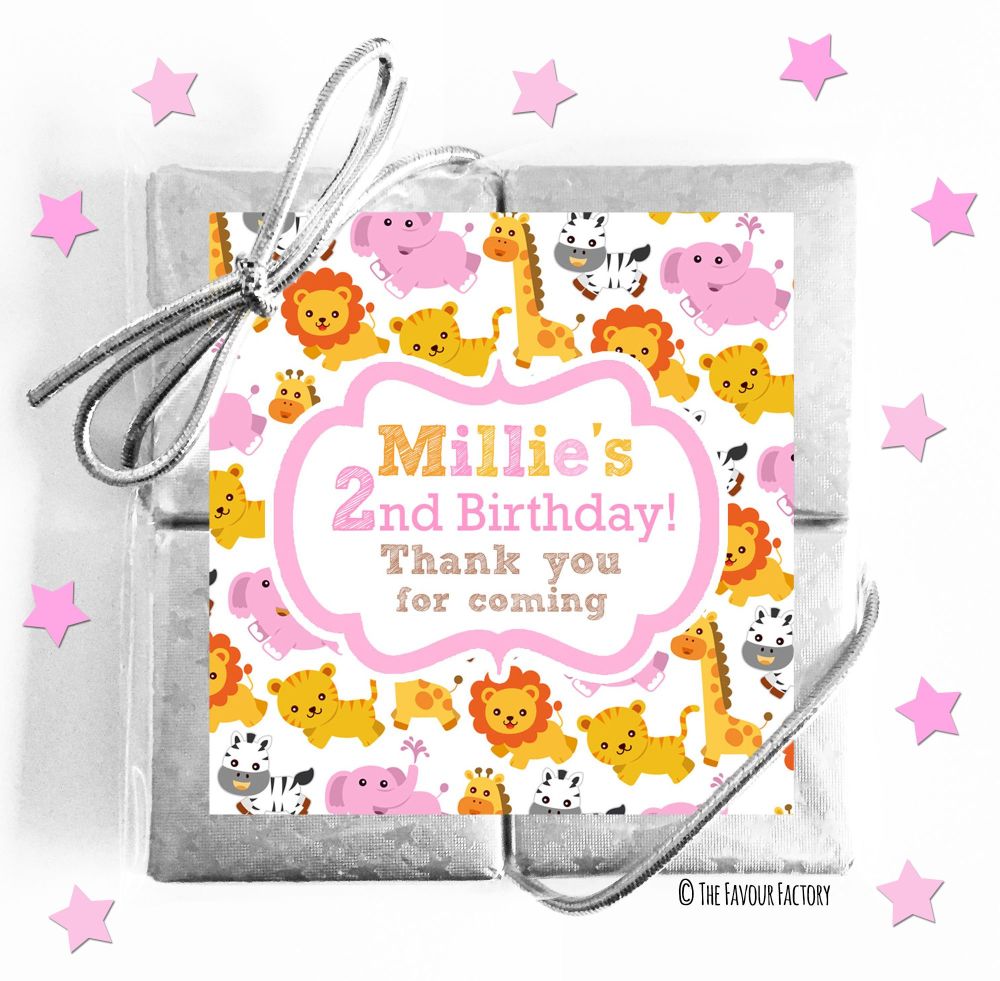 Kids Party Chocolate Quads Favours x5