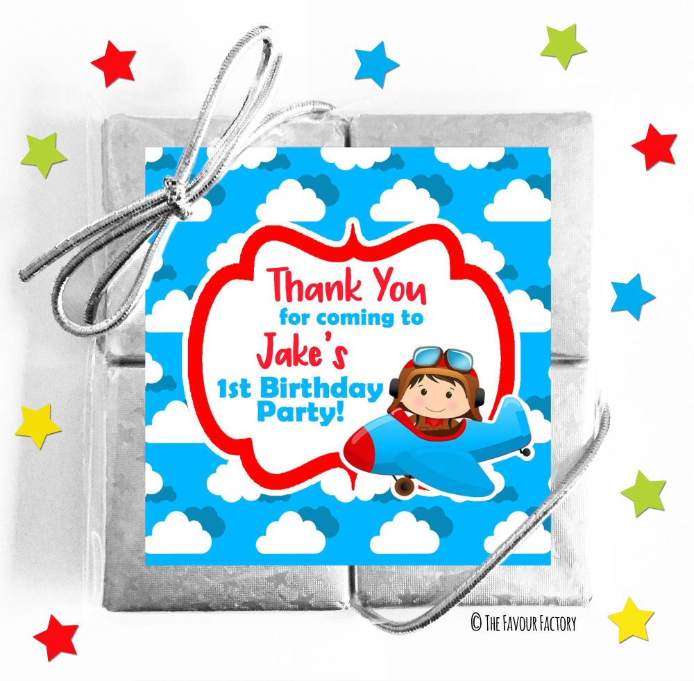 Kids Party Chocolate Quads Favours x5