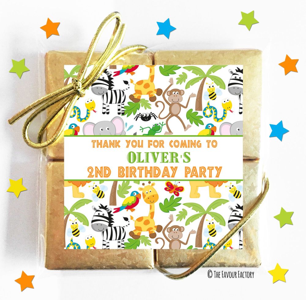 Kids Party Chocolate Quads Favours x5