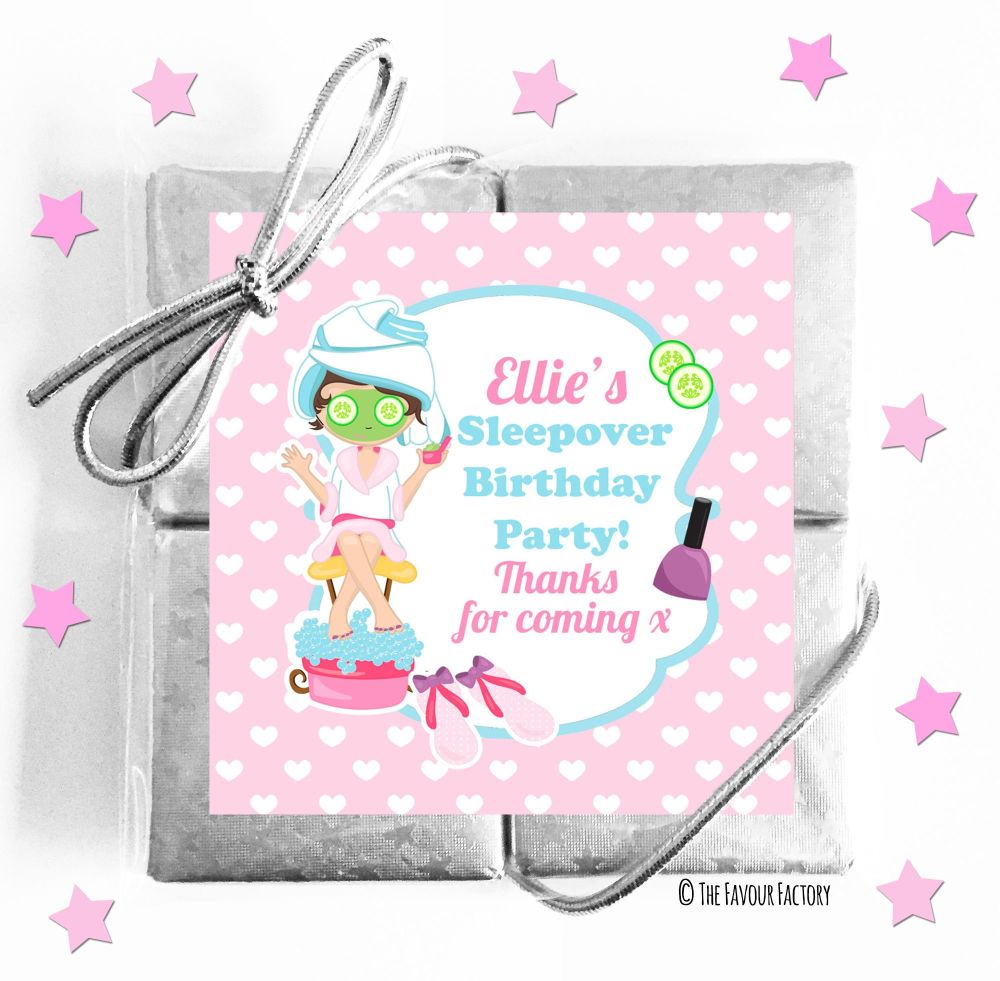Kids Party Chocolate Quads Favours x5