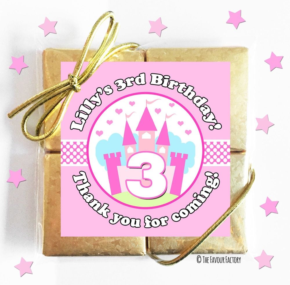 Kids Party Chocolate Quads Favours x5