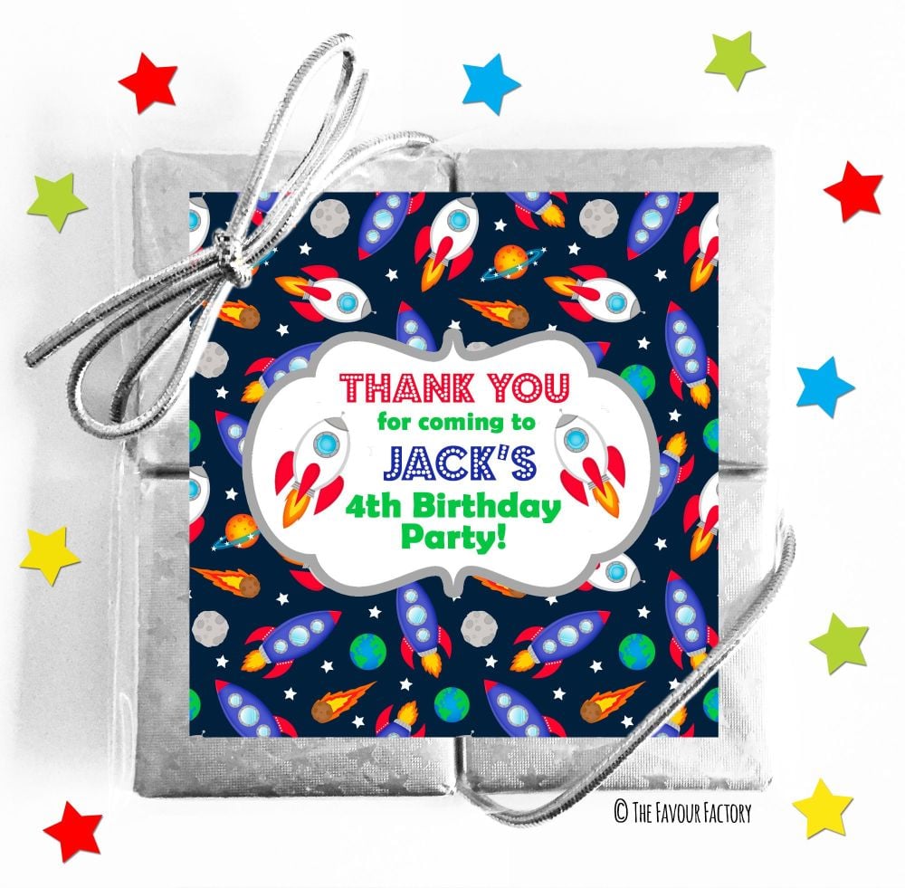 Kids Party Chocolate Quads Favours x5