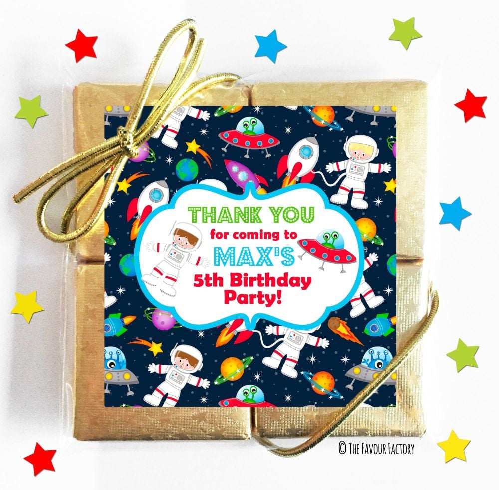 Kids Party Chocolate Quads Favours x5