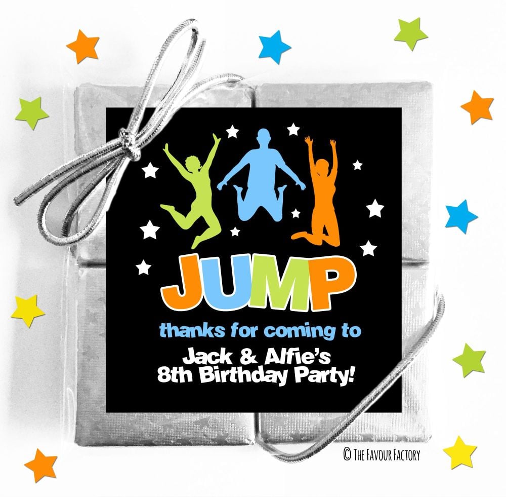 Kids Party Chocolate Quads Favours x5