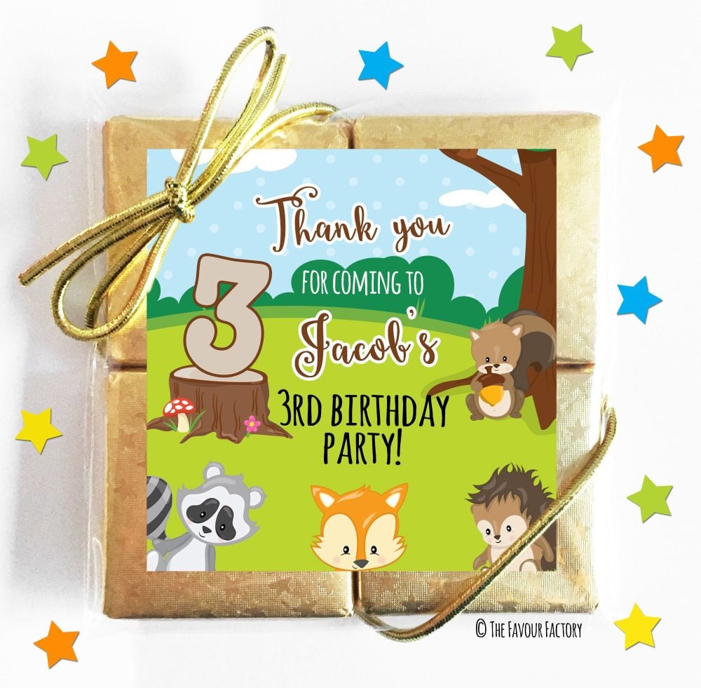 Kids Party Chocolate Quads Favours x5