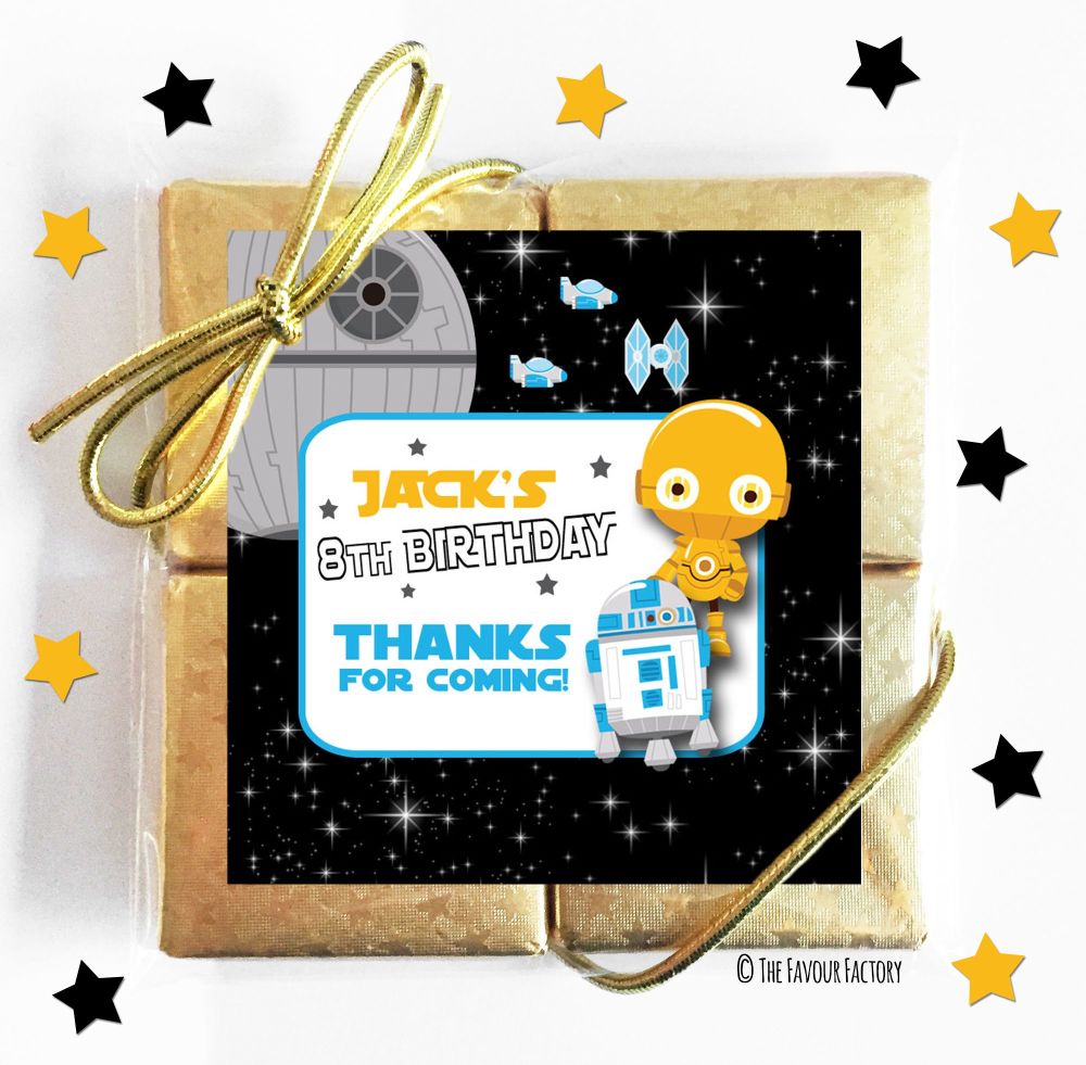 Kids Party Chocolate Quads Favours x5
