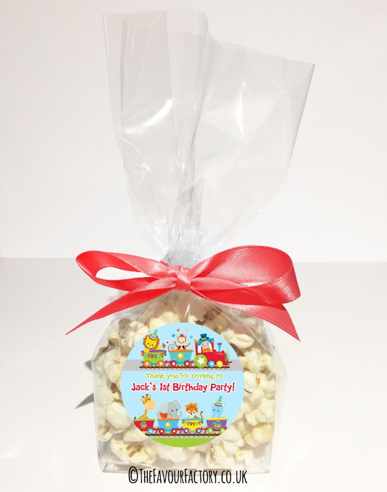 Kids Party Popcorn Treat Bags Kits x12