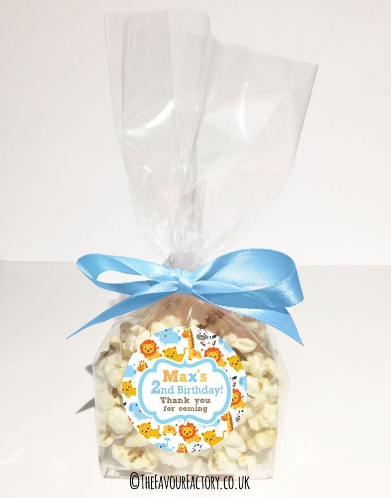Kids Party Popcorn Treat Bags Kits x12