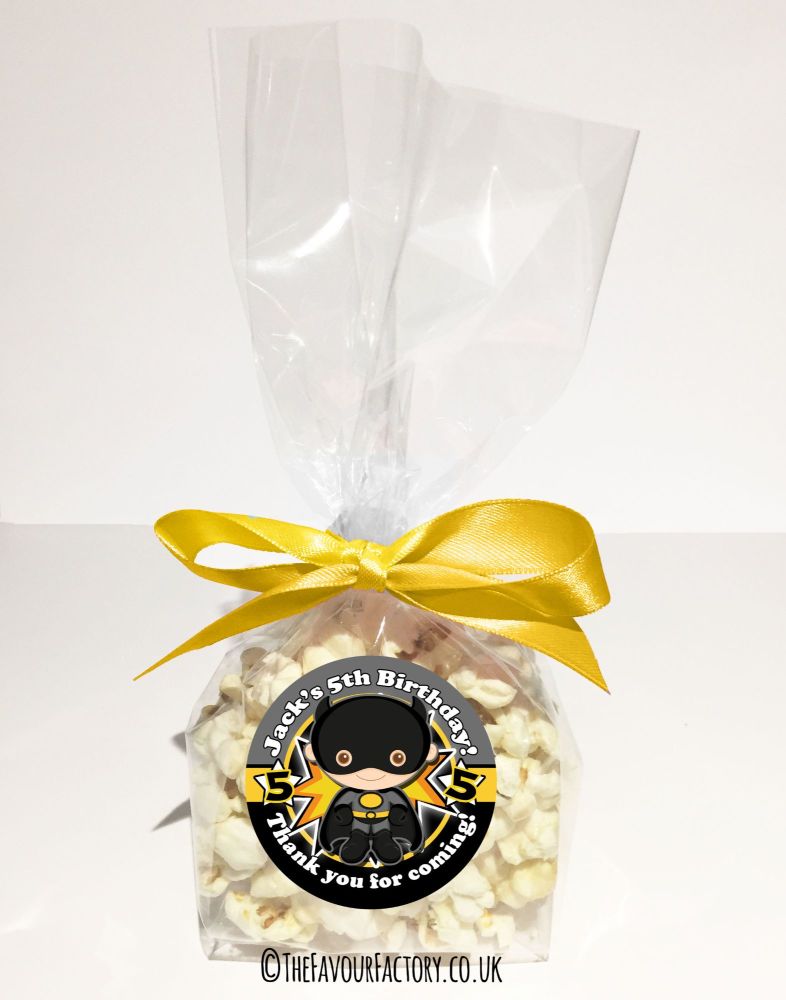 Kids Party Popcorn Treat Bags Kits x12
