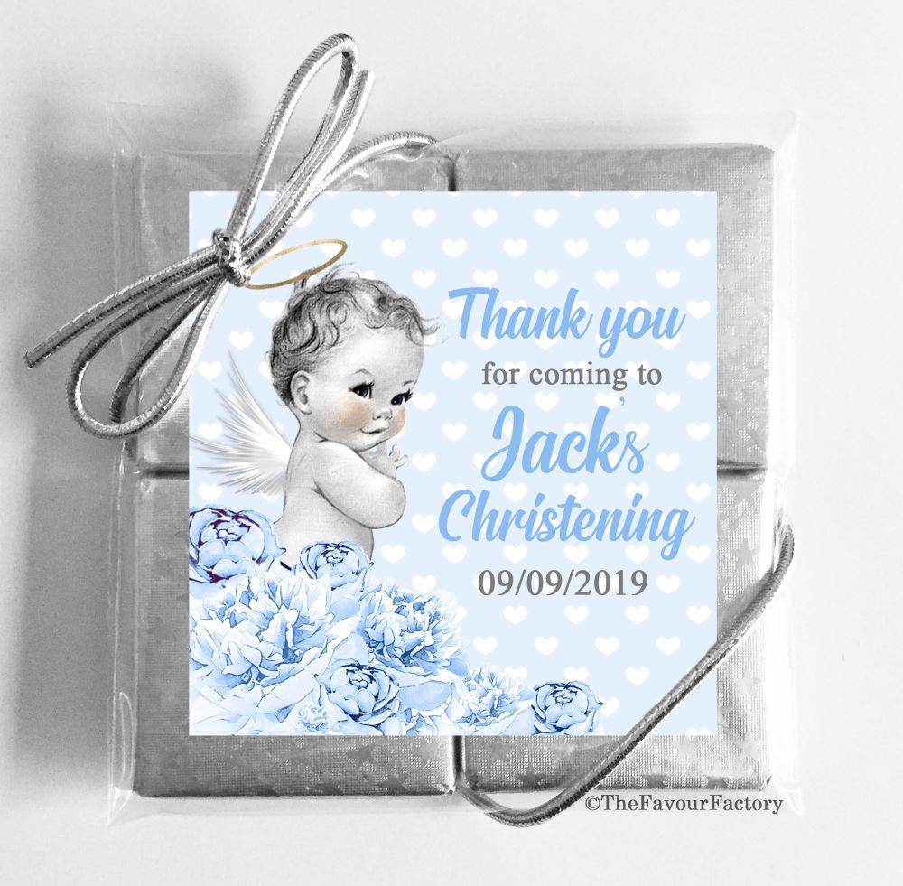 Christening Chocolates Quads Favours x5