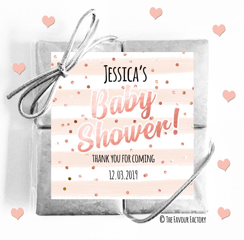Baby Shower Chocolates Quads Favours x5