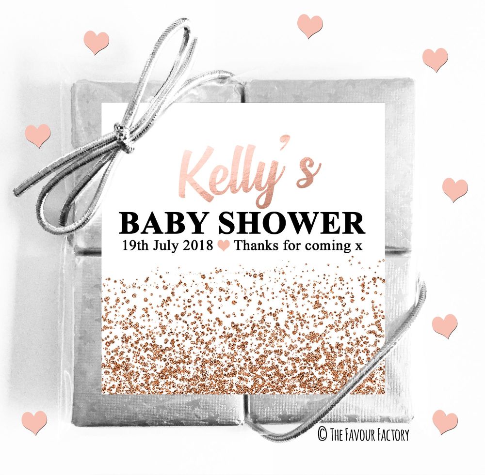 Baby Shower Chocolates Quads Favours x5