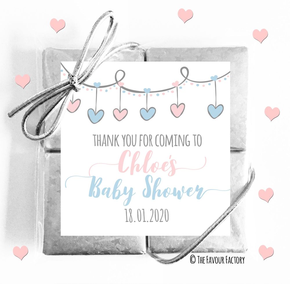 Baby Shower Chocolates Quads Favours x5