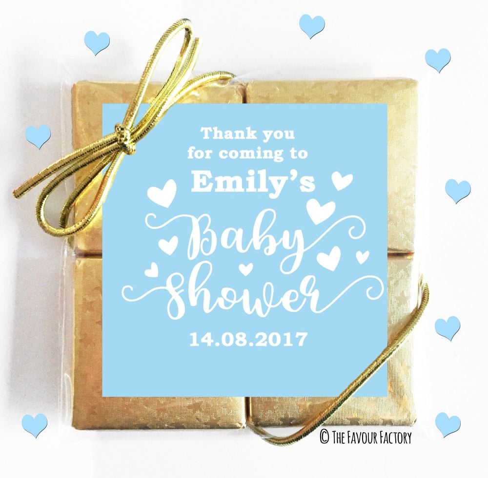 Baby Shower Chocolates Quads Favours x5
