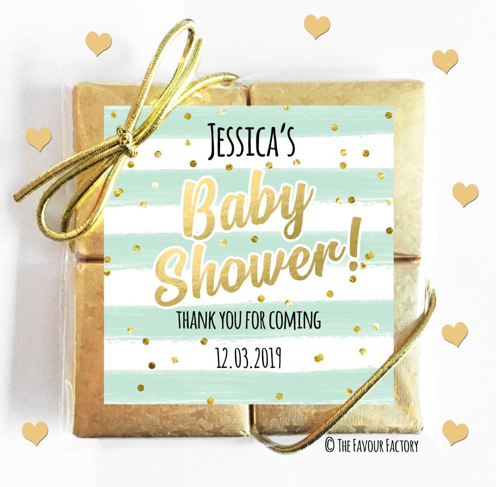 Baby Shower Chocolates Quads Favours x5